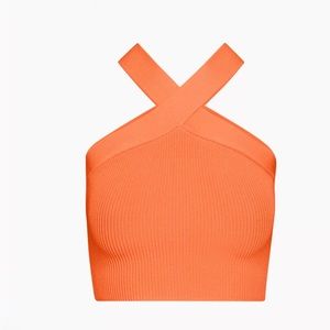Aritzia Cropped Tank. Size Small. Orange. NWOT